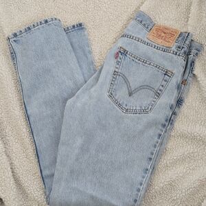 Levi's Light Blue Straight Leg Jeans Slimfit Size 34x34